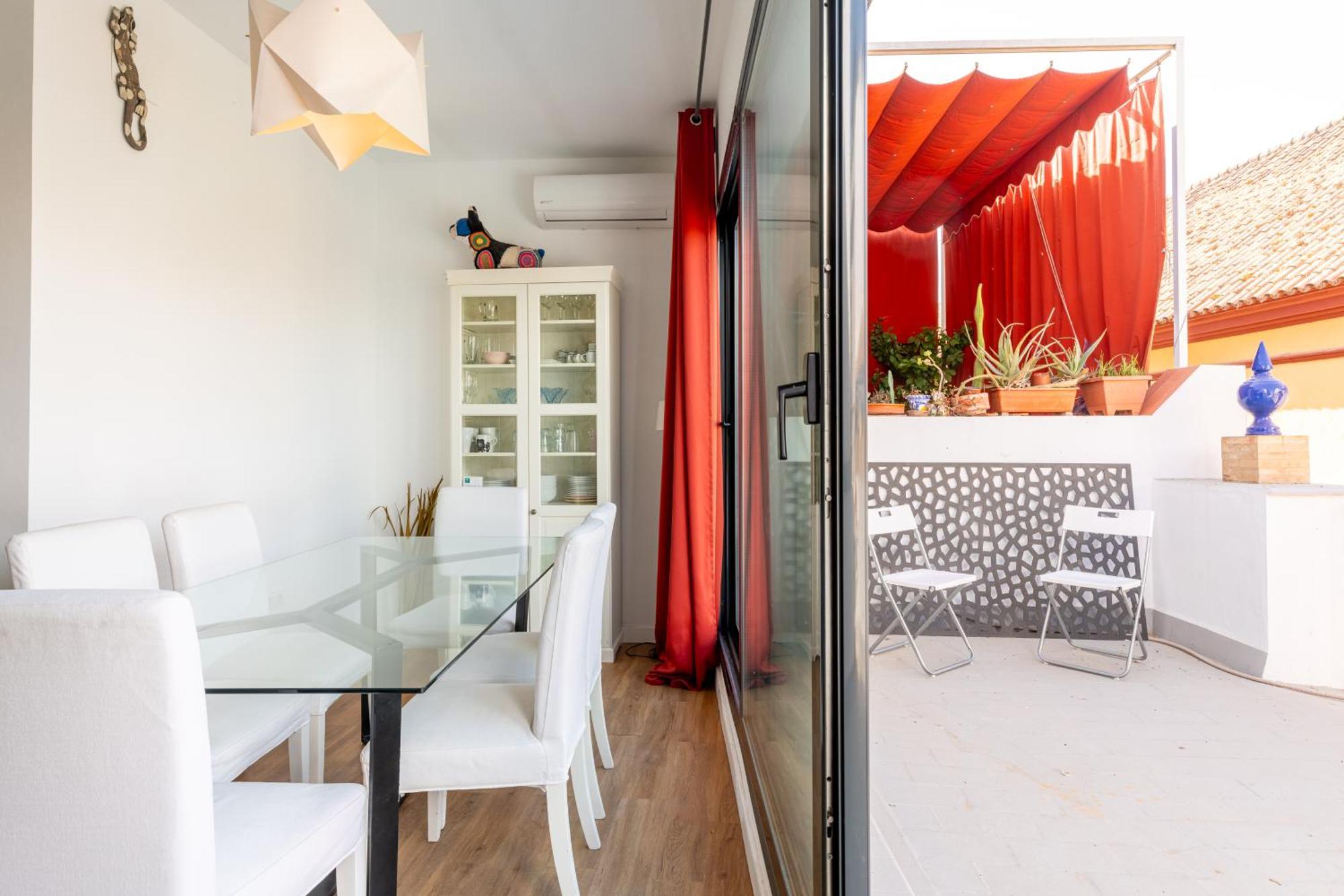 House Sevillana Parking Exterior foto